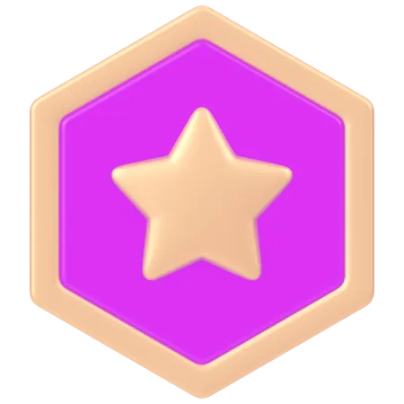 Badge  3D Icon