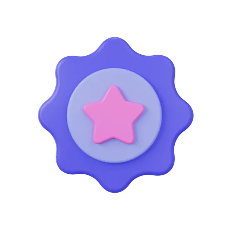 Badge  3D Icon