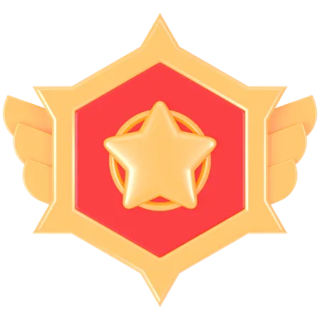 Badge  3D Icon