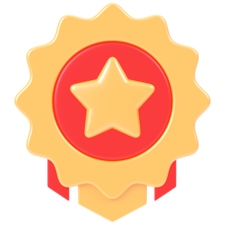 Badge  3D Icon