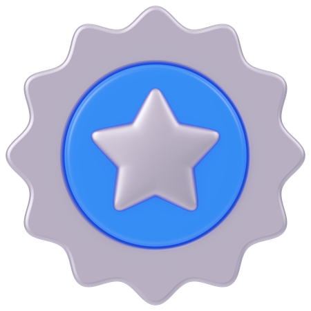 Badge  3D Icon