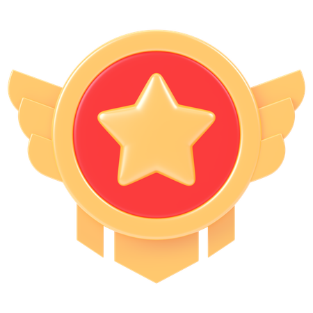 Badge  3D Icon