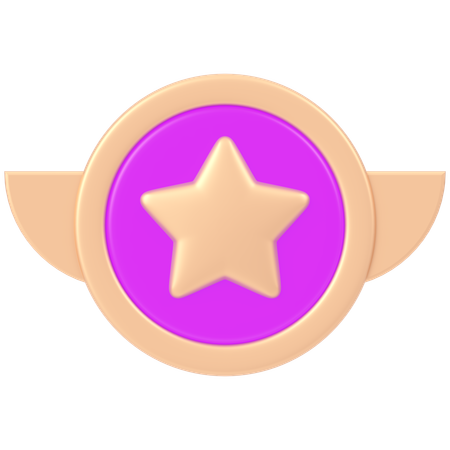 Badge  3D Icon