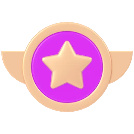 Badge  3D Icon