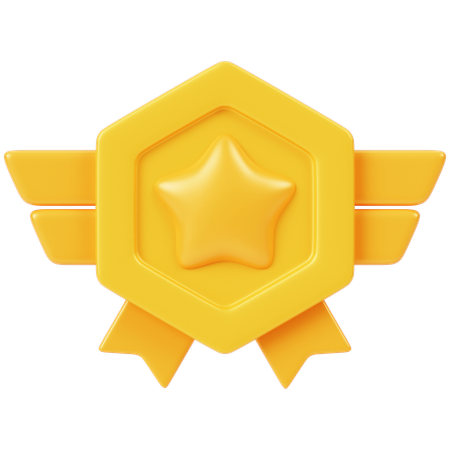 Badge  3D Icon