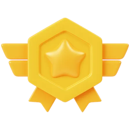 Badge  3D Icon