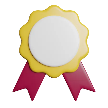 Badge  3D Icon