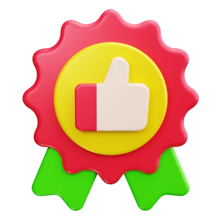 Badge  3D Icon