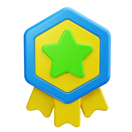 Badge  3D Icon