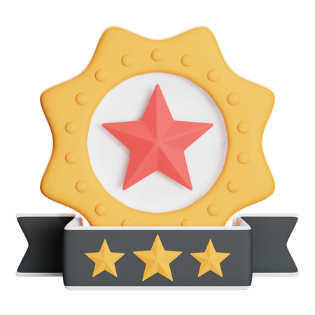 Badge  3D Icon