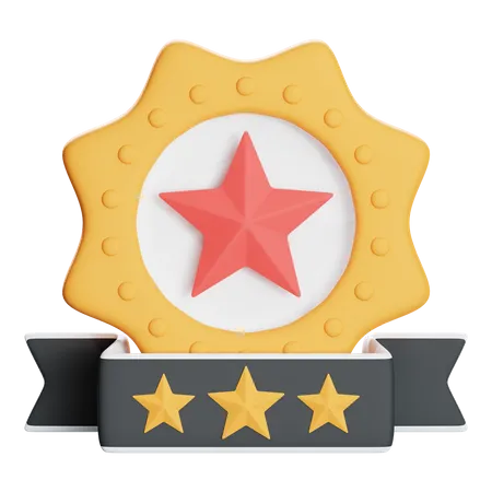 Badge  3D Icon