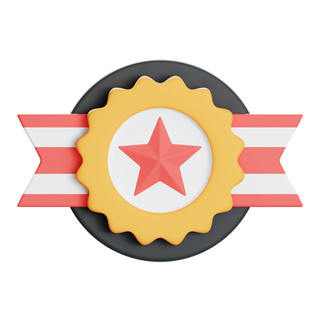 Badge  3D Icon