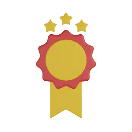 Badge  3D Icon