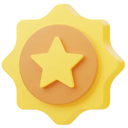 Badge  3D Icon