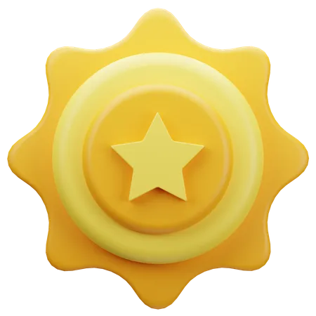 Badge  3D Icon