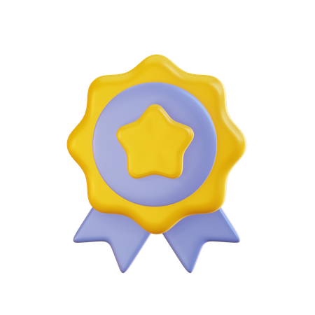 Badge  3D Icon