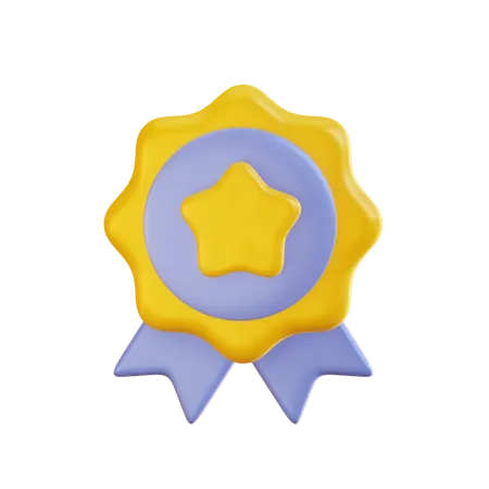 Badge  3D Icon