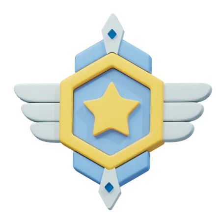 Badge  3D Icon