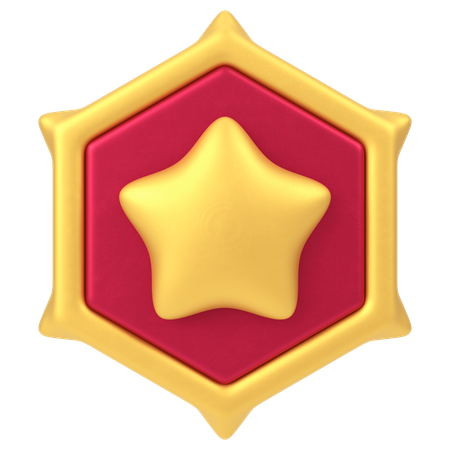 Badge  3D Icon