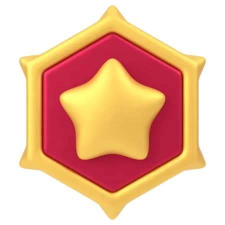 Badge  3D Icon