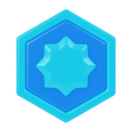 Badge  3D Icon