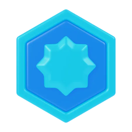 Badge  3D Icon