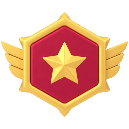 Badge  3D Icon