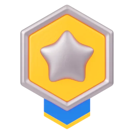 Badge  3D Icon