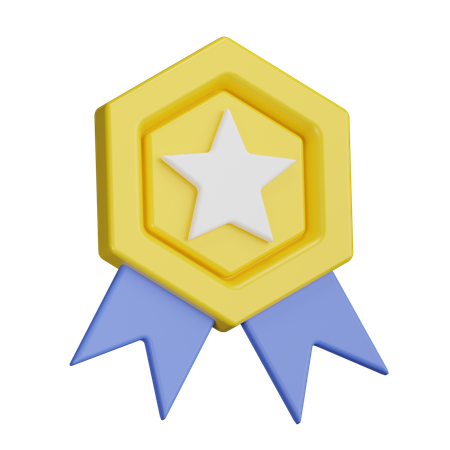 Badge  3D Icon