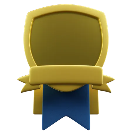 Badge  3D Illustration