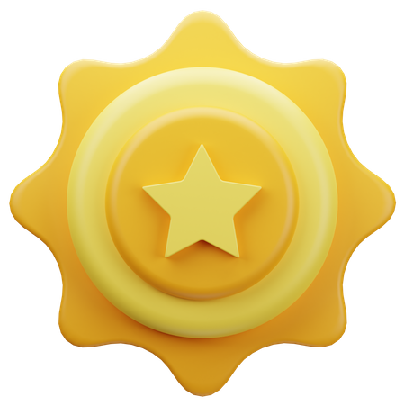Badge  3D Icon