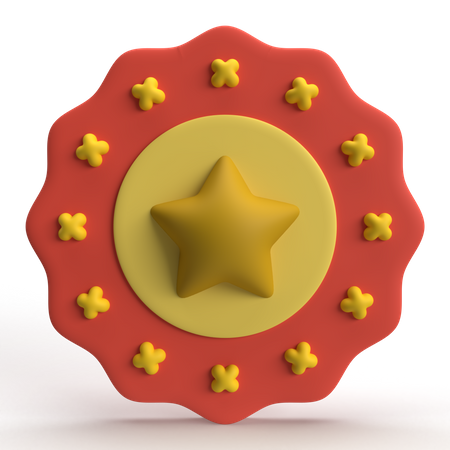 Badge  3D Icon
