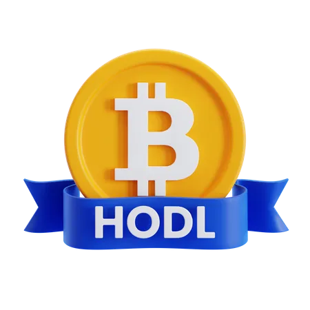 Insigne bitcoin  3D Icon