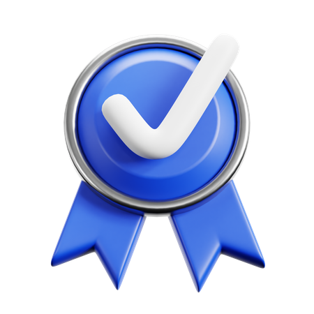 Insigne bleu  3D Icon