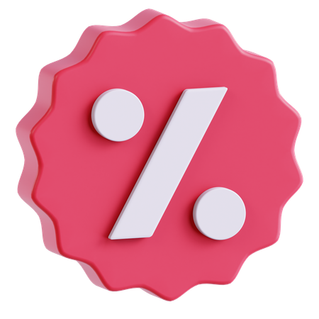 Insigne de réduction  3D Icon