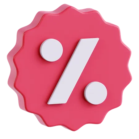 Insigne de réduction  3D Icon