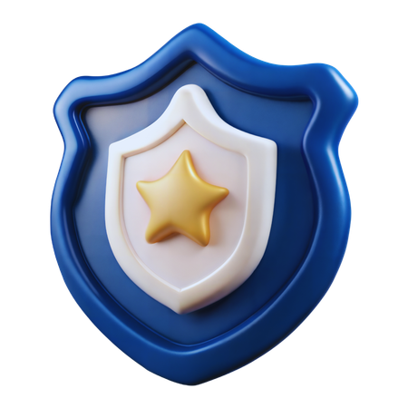 Insigne de sécurité  3D Icon