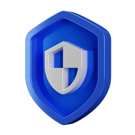 Sécurité du badge de sécurité  3D Icon