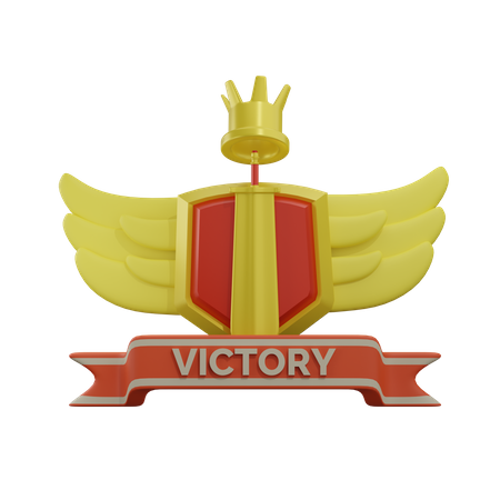 Insigne de victoire  3D Icon