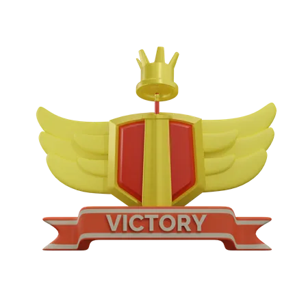 Insigne de victoire  3D Icon