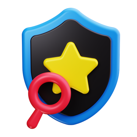 Insigne de détective  3D Icon