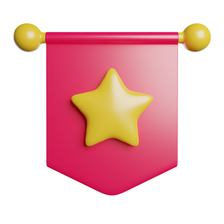 Insigne étoile  3D Icon