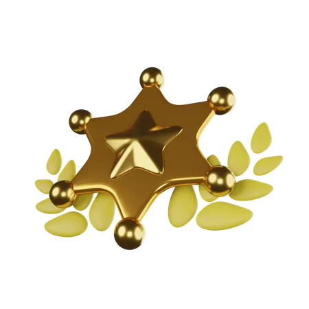 Insigne étoile  3D Icon