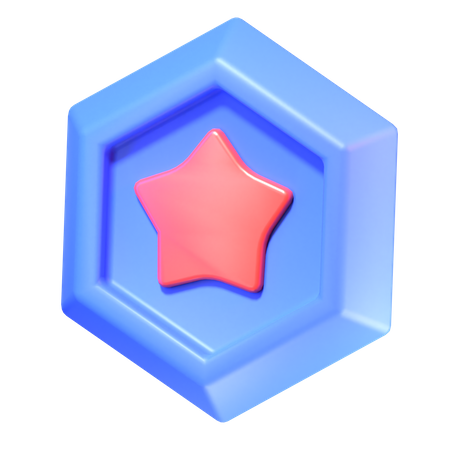 Insigne étoile  3D Icon