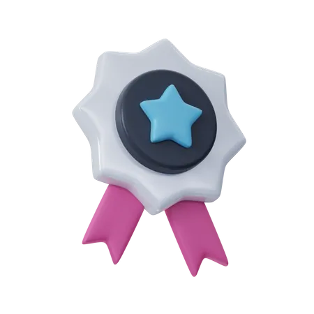 Badge étoile recommandé  3D Icon