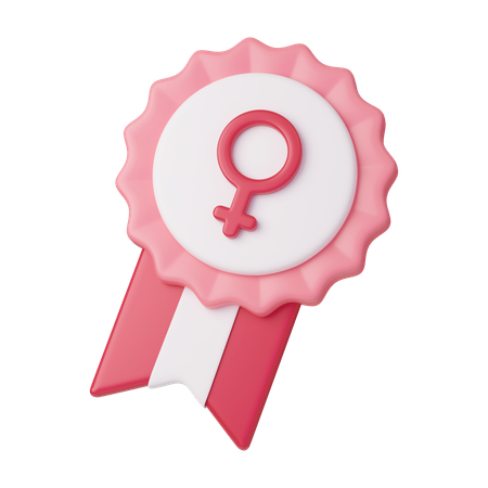 Insigne de femme  3D Icon