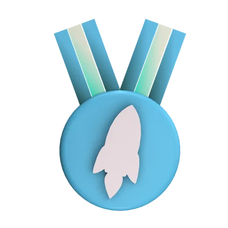 Insigne de fusée  3D Icon