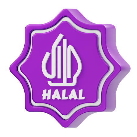 Insigne halal 2  3D Icon