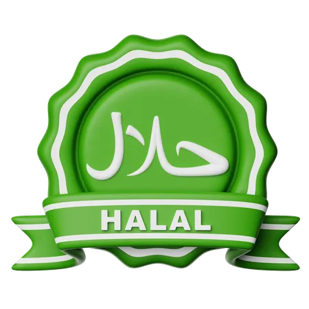 Insigne Halal  3D Icon