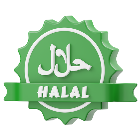 Insigne Halal  3D Icon